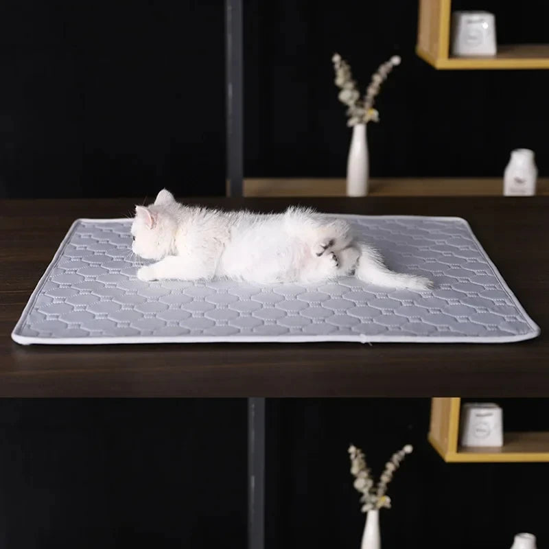 Dog Cooling Mat Summer Pet Cold Bed Extra Large For Small Big Dogs Pet Accessories Cat Durable Blanket Sofa Cat Ice Pad Blanket