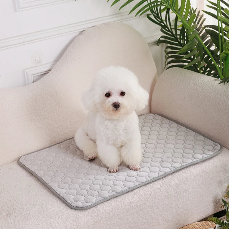 Dog Cooling Mat Summer Pet Cold Bed Sofa Waterproof Pee Pad Cooling Sleeping Pad for Small Medium Large Dogs Cat Ice Pad Blanket