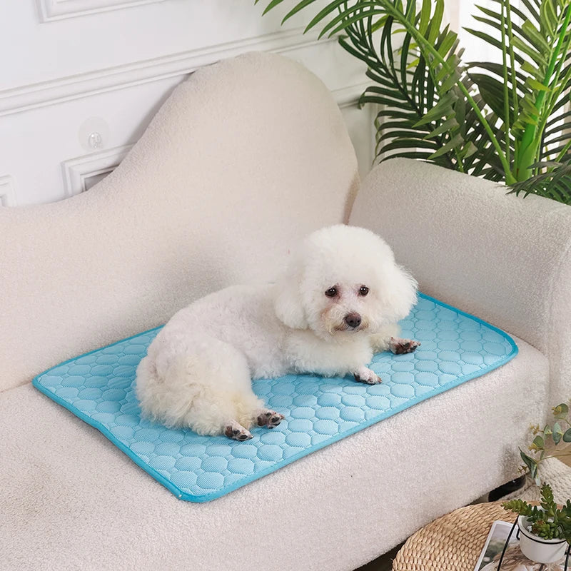 Dog Cooling Mat Summer Pet Cold Bed Sofa Waterproof Pee Pad Cooling Sleeping Pad for Small Medium Large Dogs Cat Ice Pad Blanket